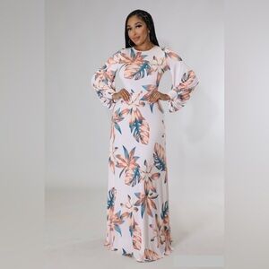 💋Boutique Item | Back to Back Long Sleeve Maxi Dress (NWT)